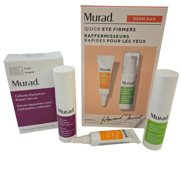 Murad Quick Eye Firmers Set & Cellular Hydration Repair Serum New, Sealed - Picture 1 of 8